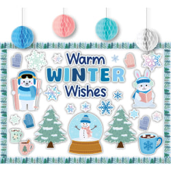 Teacher Created Resources Create & Decorate Quick Kit, Warm Winter Wishes, Total Qty 1