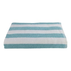 1888 Mills Fibertone Pool Towels, Stripes, Teal, Set Of 48 Towels