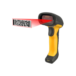Adesso NuScan 5200TR - 2.4GHz RF Wireless Antimicrobial & Waterproof 2D Barcode Scanner - Wireless Connectivity - 12" Scan Distance - 1D, 2D - CMOS - , Radio Frequency - USB - IP67 - Healthcare, Library, Warehouse, Retail, Logistics