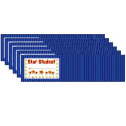 North Star Teacher Resources Punch Cards, Star Student, 36 Per Pack, Set Of 6 Packs