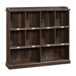 Sauder® Barrister Lane 48"H 10-Cube Storage Bookcase, Iron Oak
