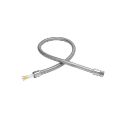 T&S Brass Stainless-Steel Pre-Rinse Hose, 24"