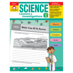 Evan-Moor Educational Publishers Science Lessons And Investigations, Grade 5