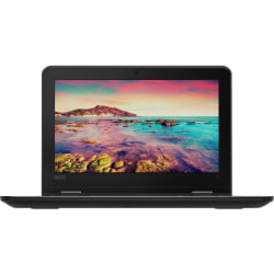 Lenovo ThinkPad 20LNS1MV00 11.6" Touchscreen 2 in 1 Notebook - HD - 1366 x 768 - Intel Celeron N4120 Quad-core 4 Core 1.10 GHz - 4 GB RAM - 128 GB SSD - Graphite Black - Windows 10 Pro - Intel UHD Graphics 600