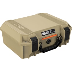 Pelican Polyethylene Vault V200C Equipment Case With Foam, 15-7/16"H x 13-1/8"W x 6-3/16"D, Tan