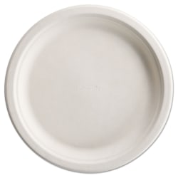 Chinet® PaperPro® Naturals® Molded Fiber Dinnerware Round Plates, 10-1/2", Natural, 125 Plates Per Pack, Carton Of 4 Packs