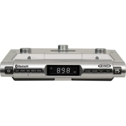 Jensen SMPS-628 Under-Cabinet Universal Bluetooth Music System, Silver