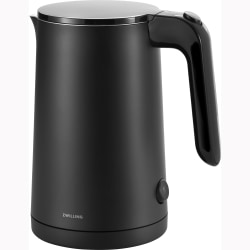Zwilling Enfinigy 1-Liter Stainless Steel Electric Kettle With Cool Touch, Black