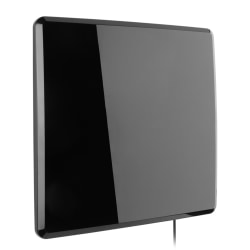 One For All® Amplified Indoor Digital TV Antenna with up to 50-Mile Reception Range, Black