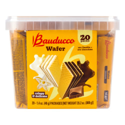 Bauducco Wafers, 1.4 Oz, Total Qty 20