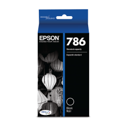 Epson® 786 DuraBrite® Black Ultra Ink Cartridge, T786120-S