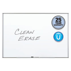 Quartet® Nano Magnetic Dry-Erase Whiteboard, 36" x 48", Aluminum Frame With Silver Finish