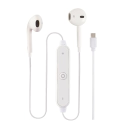 Ativa™ Wired Earbuds With USB-C Connector, White, ODVLOG3003-WHT