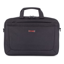 Swiss Mobility Cadence 2-Section Executive Briefcase With 15.6" Laptop Pocket, Charcoal