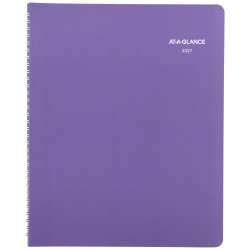 AT-A-GLANCE® Beautiful Day 2027 Weekly Monthly Appointment Book Planner, Lavender, Large, 8 1/2" x 11"