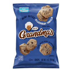 Grandma's® Blueberry Vanilla Mini Bites, 1 Oz, Total Qty 80