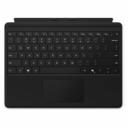 Microsoft Surface Pro 13-inch Keyboard - Wireless Connectivity - Compact - CoPilot, Mute, Snipping, Media Control, Screen Brightness Hot Key(s) - Windows 11 - Tablet, Notebook - TouchPad - PC - Polyurethane - Mechanical Keyswitch - Black