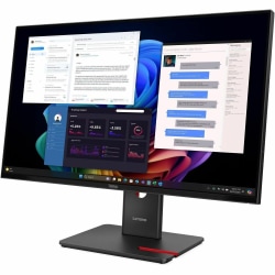 Lenovo ThinkVision T27UD-40 27" Class ( 27" Viewable) 4K UHD LED Monitor, 16:9, Eclipse Black