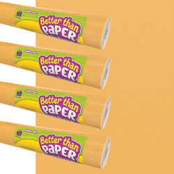 Teacher Created Resources Better Than Paper Bulletin Board Roll, 4' x 12', Golden Sun, 4-Pack