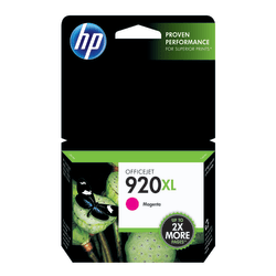 HP 920XL Magenta High-Yield Ink Cartridge, CD973AN