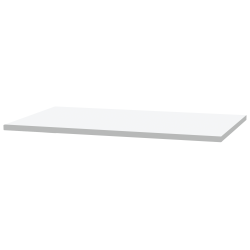 Fellowes® 48"W Rectangle Laminate Worksurface Desktop, White