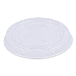 Boardwalk® Soufflé/Portion Cup Lids, Fits 1.5 Oz and 2 Oz Portion Cups, Clear, Carton Of 2,500 Lids