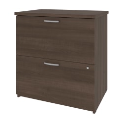 Bestar Universel 20"D Lateral 2-Drawer File Cabinet, Antigua