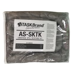 Hospeco TaskBrand® Universal Sorbent Truck Kit, 5 Gallon, Gray
