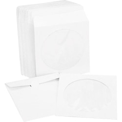 Innovera CD/DVD Envelope - Sleeve - Paper - White