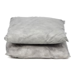 Hospeco TaskBrand® Universal Sorbent Pillows, 10" x 10", Gray, Case Of 40 PIllows