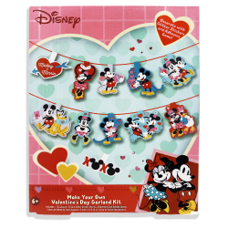Innovative Designs Disney Make Your Own Valentine's Day Garland Kit, 20 Pieces
