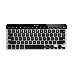 Logitech® K811 Easy-Switch™ Wireless Keyboard, Compact, Silver, 920-004161