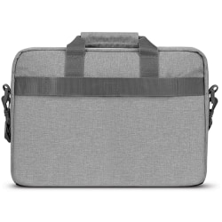 Solo New York Re:New Briefcase With 15.6" Laptop Pocket, 60% Recycled, Gray