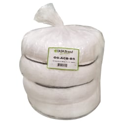 Hospeco TaskBrand® Oil Only Booms, 5"H x 5"W x 10"D, White, Case Of 4 Booms