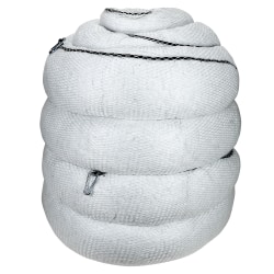 Hospeco TaskBrand® Oil Only Booms, 8"H x 8"W x 10"D, White, Case Of 4 Booms