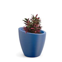 Mayne Modesto Planter, 20"H, Neptune Blue
