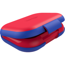 Bentgo Kids Chill Lunch Box, 2"H x 6-1/2"W x 9"D, Red/Royal