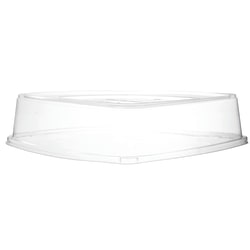 Eco-Products Regalia Sugarcane Tray Lids, 16" x 16", Clear, Pack Of 50 Lids