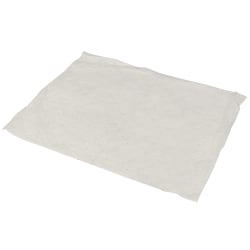 Hospeco TaskBrand® Oil Only Sorbent Pads, White, 20" x 16", Light Duty, Melt Blown, Bale Of 200 Pads