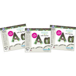 Barker Creek Letter Pop-Outs, 4", Prickles, Set Of 765 Pop-Outs