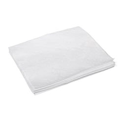 Hospeco TaskBrand® Oil Only Sorbent Pads, Unscented, 14" x 17", White, Bale Of 100 Pads