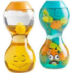 Hand2Mind Express Your Feelings Sensory Bottles, Opposites: Overwhelmed and Calm, Pre-K To 6