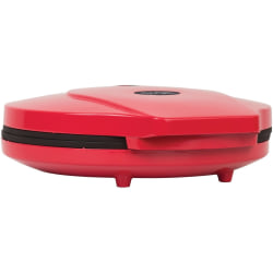 Commercial Chef 12" Pizza Maker, Red, Total Qty 1