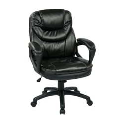 Office Star™ Work Smart™ High-Back Chair, Black