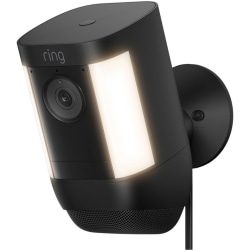 Ring Spotlight Cam Pro Plug-In, 3.1"H x 3.2"W x 5.7"D, Black
