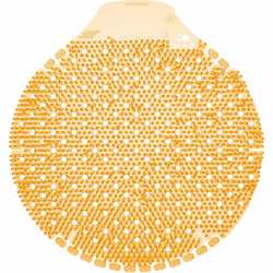 Fresh Products Tidal Wave Urinal Screens - Lasts upto 60 Days - Splash Reducer, Odor Control - 6 / Box - Orange