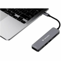 Verbatim 6-Port USB-C Essentials Multiport Hub, Gray
