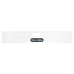 Hospeco Sure Grip Cutting Guide, White HDPE, 36" x 6" x .25", 1 ea