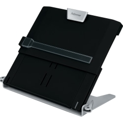 Fellowes® Professional Series In-Line Document Holder, 7" x 12", Black/Silver