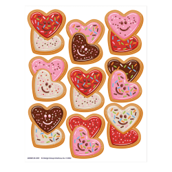 Eureka Giant Stickers, 1-5/16" x 1-3/4", LOVE Valentine's Day, 36 Stickers Per Pack, Set Of 12 Packs
